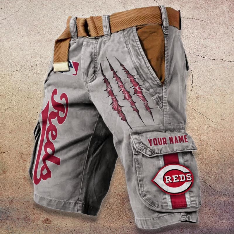 Sportswearmerch Cincinnati Reds MLB Denim Short For Fan