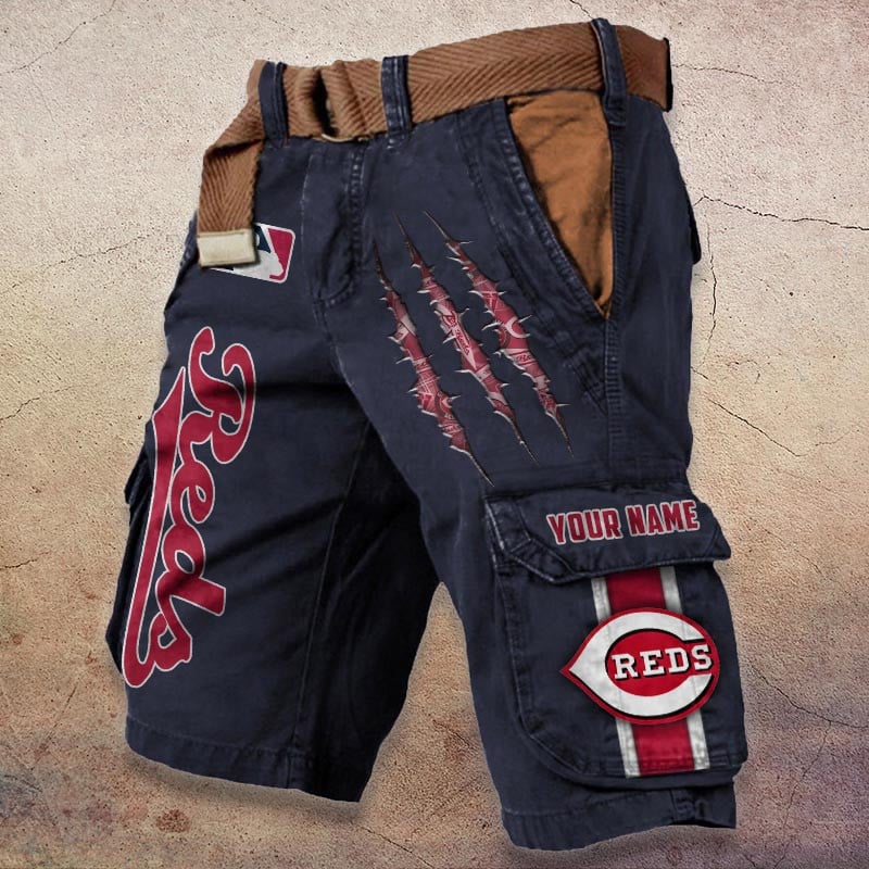 Sportswearmerch Cincinnati Reds MLB Denim Short For Fan