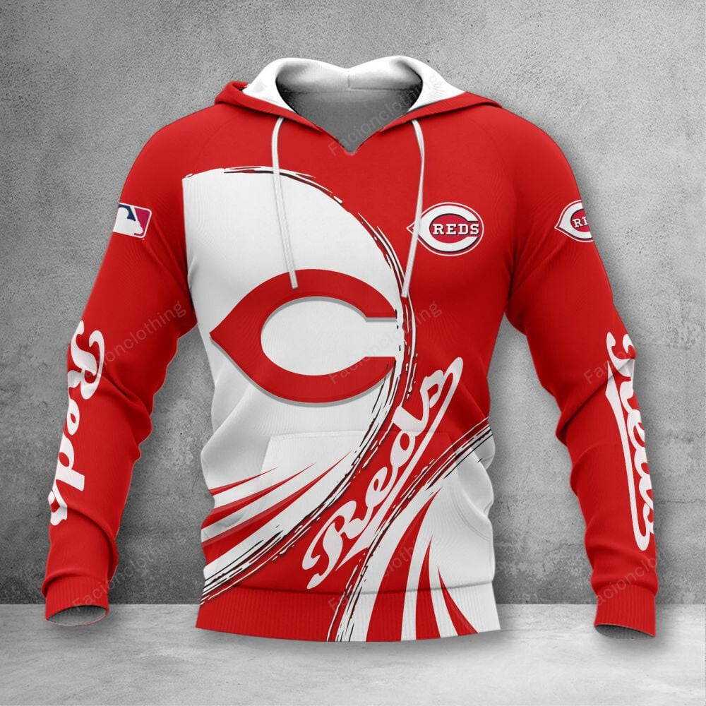Sportswearmerch Cincinnati Reds MLB Personalized Hoodie For Fan