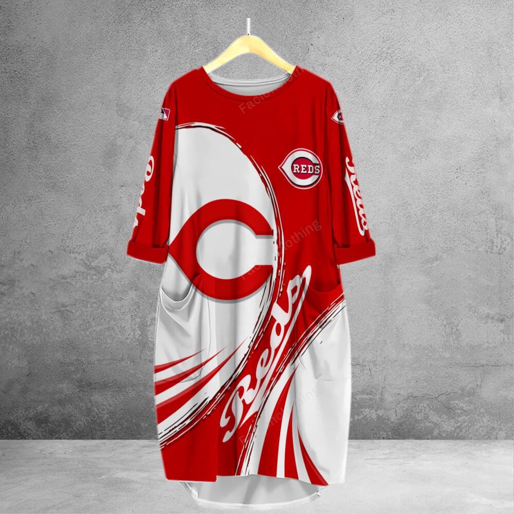 Sportswearmerch Cincinnati Reds MLB Personalized Pocket Tanktop For Fan