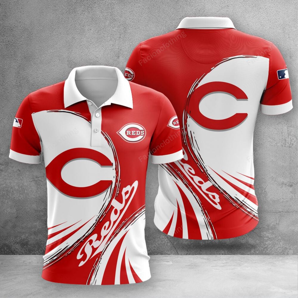 Sportswearmerch Cincinnati Reds MLB Personalized Polo Shirt For Fan