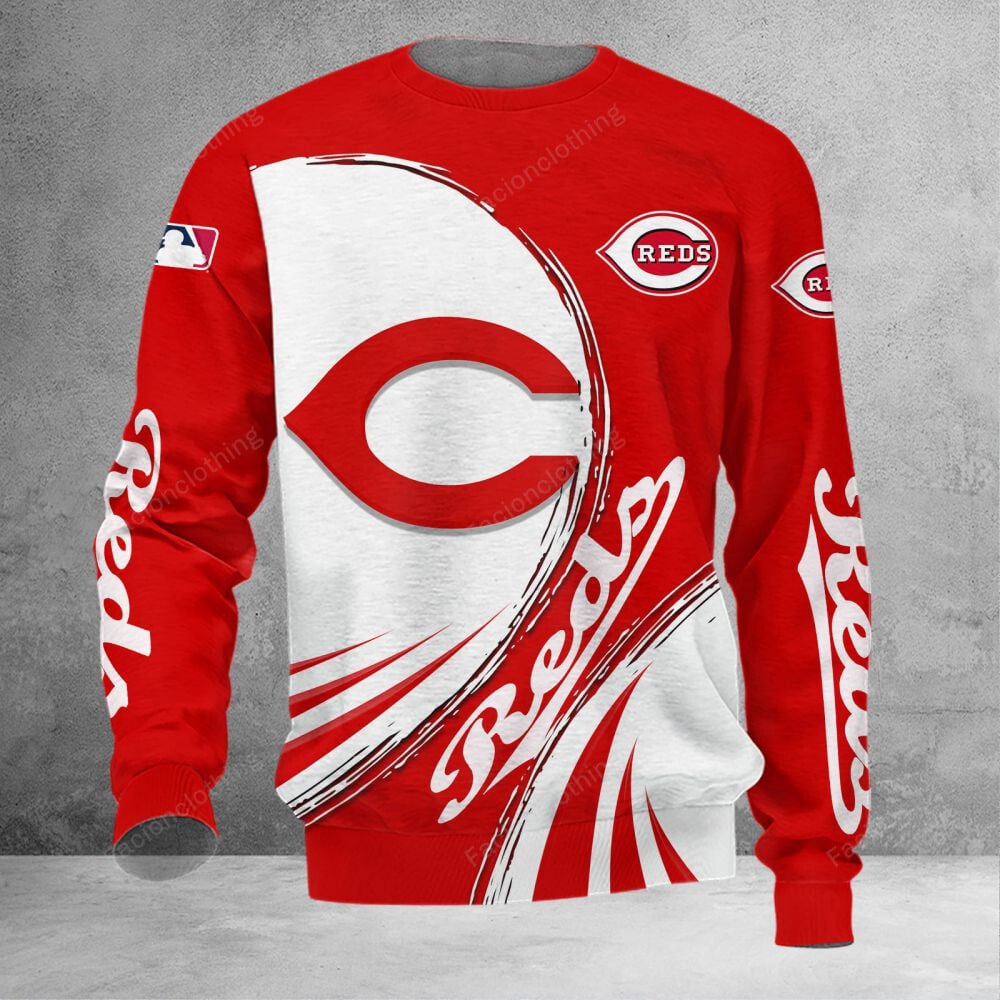 Sportswearmerch Cincinnati Reds MLB Personalized Sweater For Fan