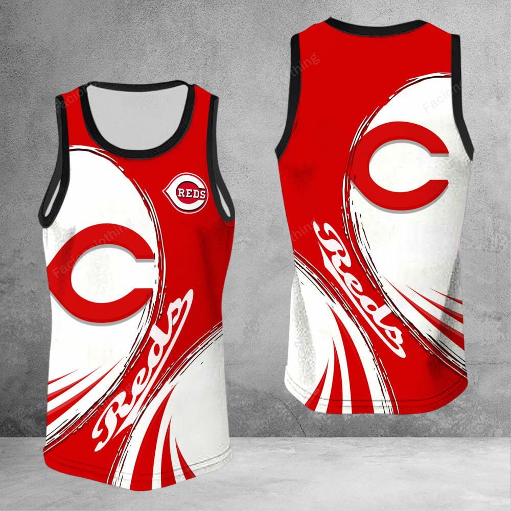 Sportswearmerch Cincinnati Reds MLB Personalized Tanktop For Fan