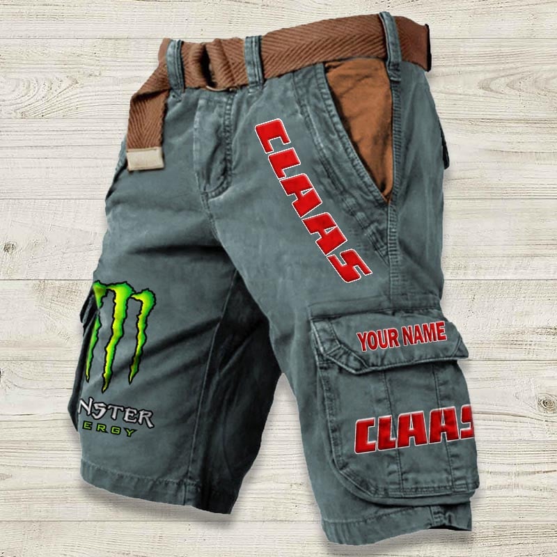Sportswearmerch Claas Tractor Denim Short For Fan