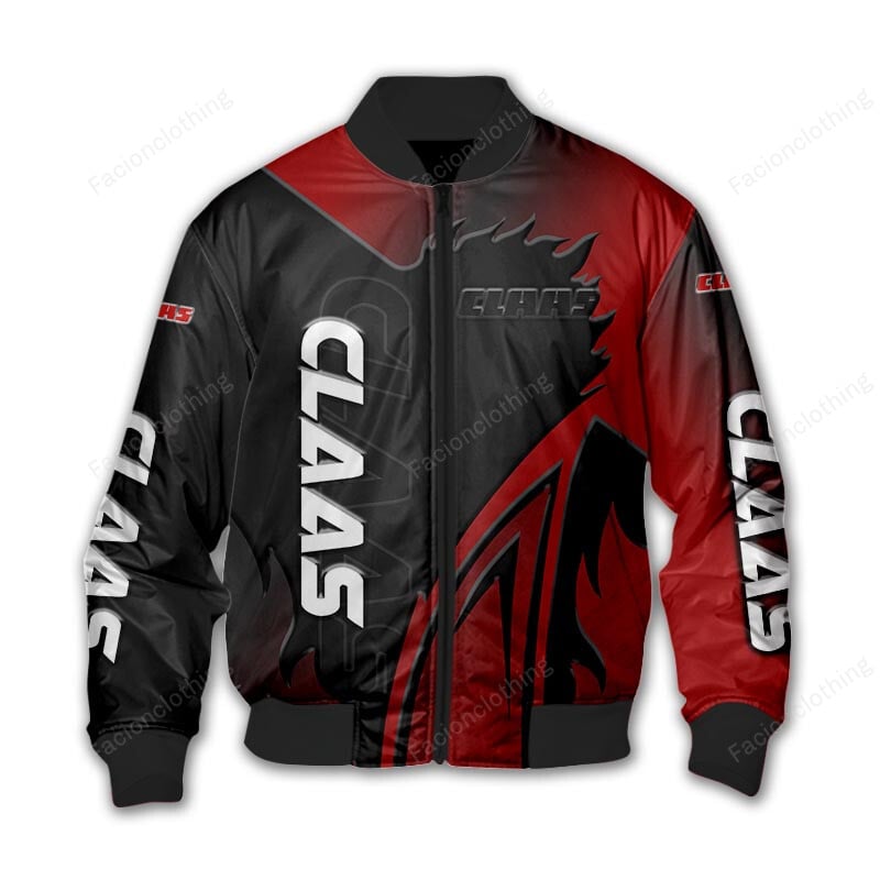 Sportswearmerch Claas Tractor Personalized Bomber Jacket For Fan