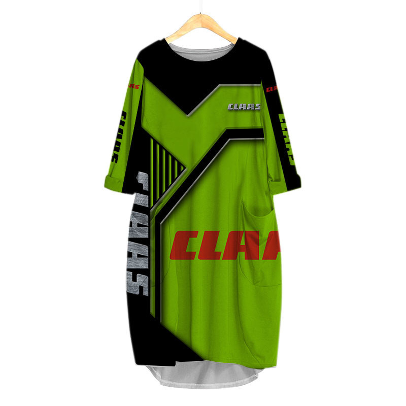 Sportswearmerch Claas Tractor Personalized Fashion Pocket Dress For Fan