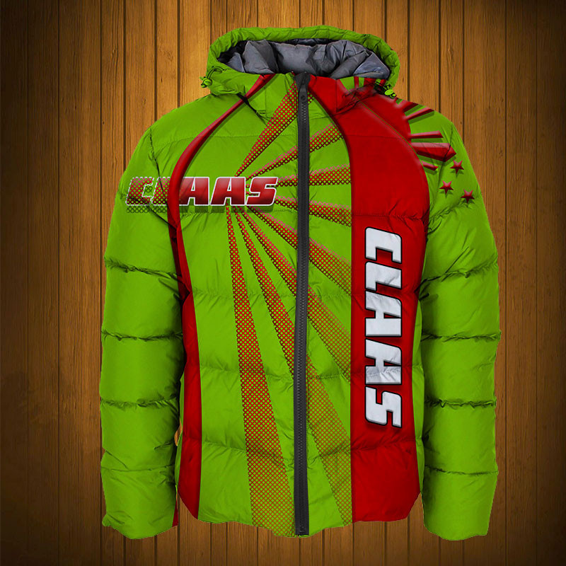 Sportswearmerch Claas Tractor Personalized Fashion Puffer Jacket For Fan