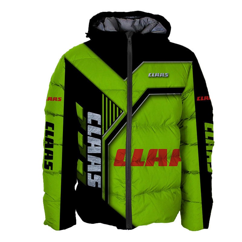 Sportswearmerch Claas Tractor Personalized Fashion Puffer Jacket For Fan