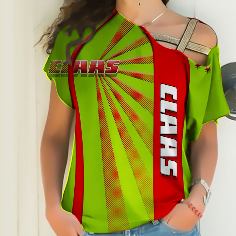 Sportswearmerch Claas Tractor Personalized Fashion Strapless Short Sleeve For Fan