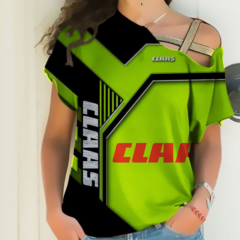 Sportswearmerch Claas Tractor Personalized Fashion Strapless Short Sleeve For Fan