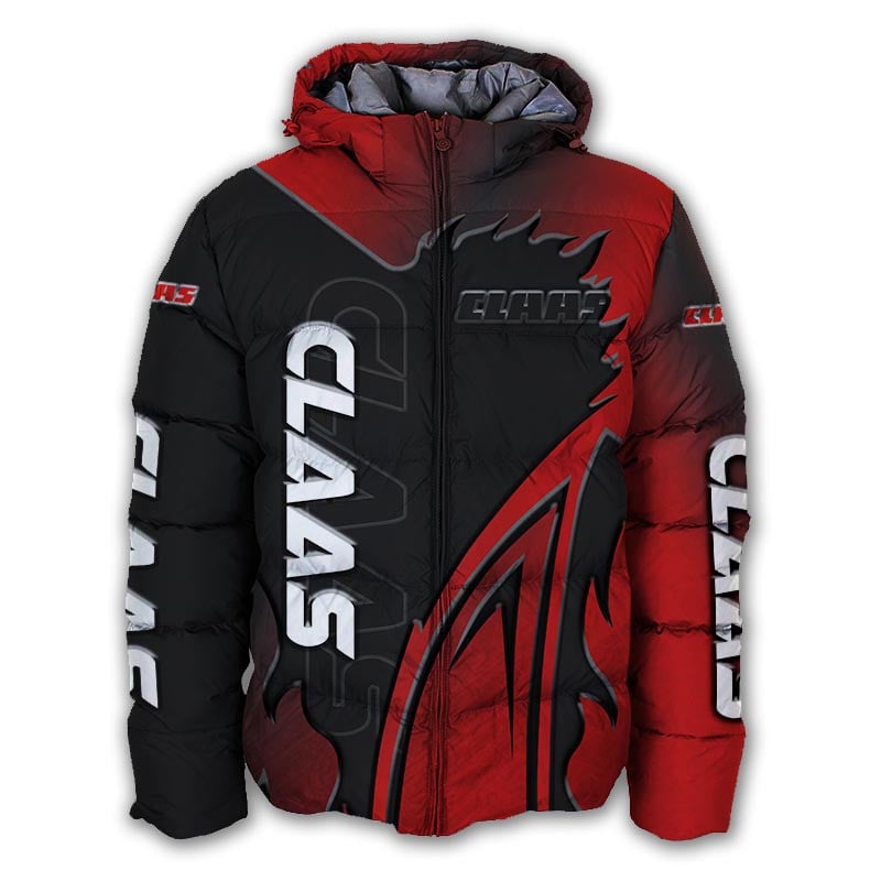 Sportswearmerch Claas Tractor Personalized Puffer Jacket For Fan