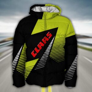 Sportswearmerch Claas Tractor Puffer Jacket For Fan