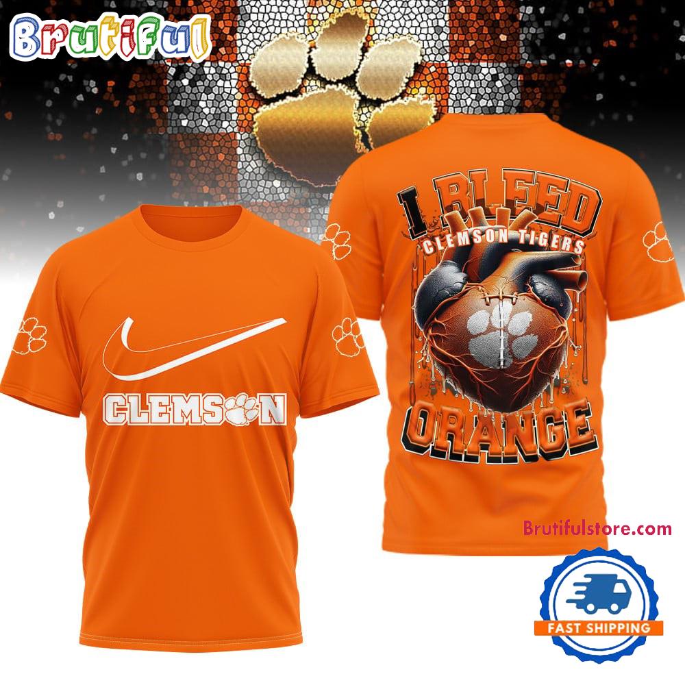 Sportswearmerch Clemson Tigers NCAA I Bleed T-shirt For Fan