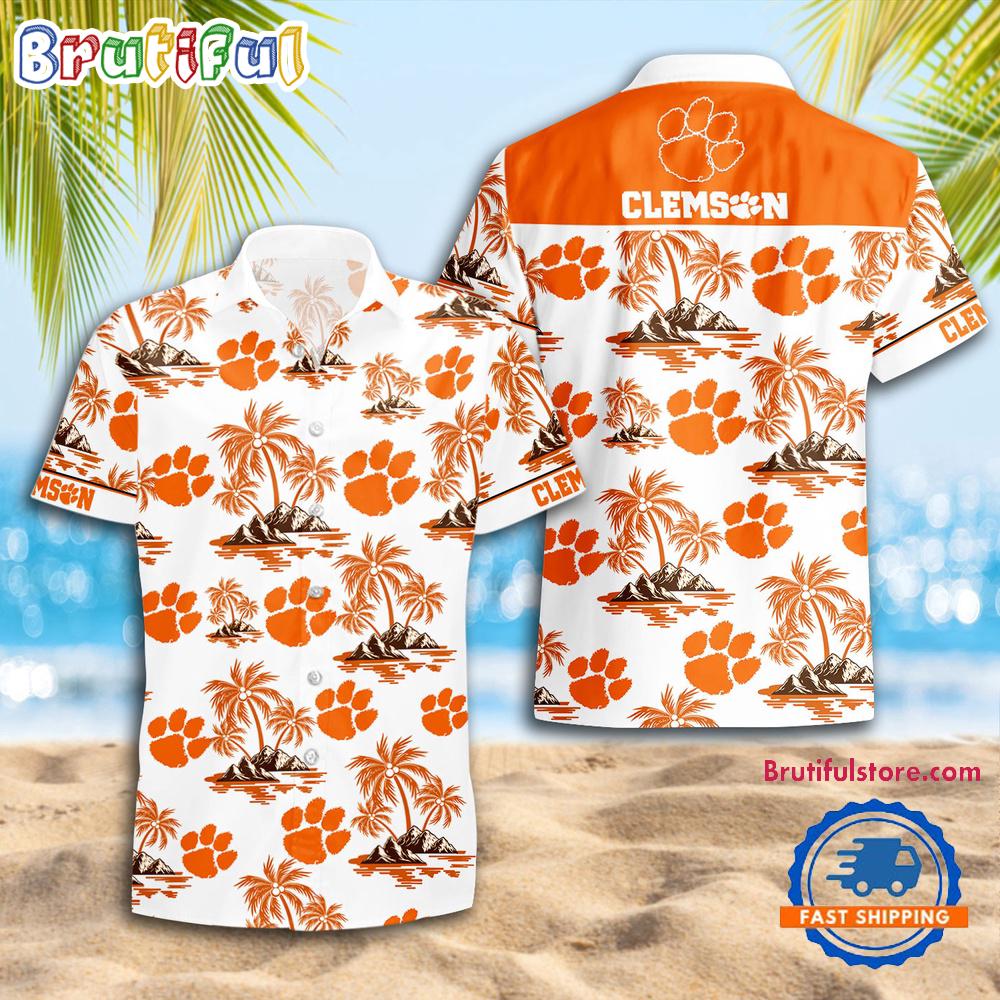 Sportswearmerch Clemson Tigers NCAA Summer Personalized Hawaiian Shirt For Fan