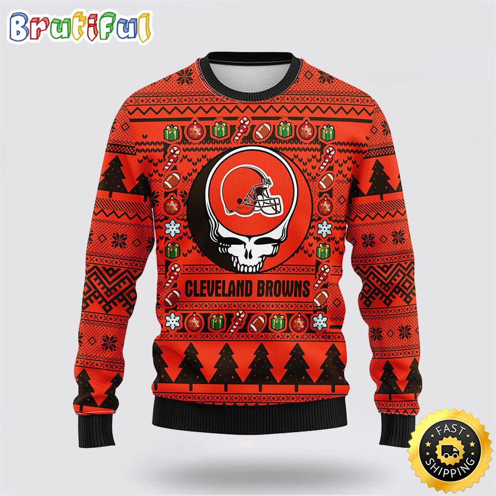 Sportswearmerch Cleveland Browns NFL Christmas Fleece Sweater For Fan