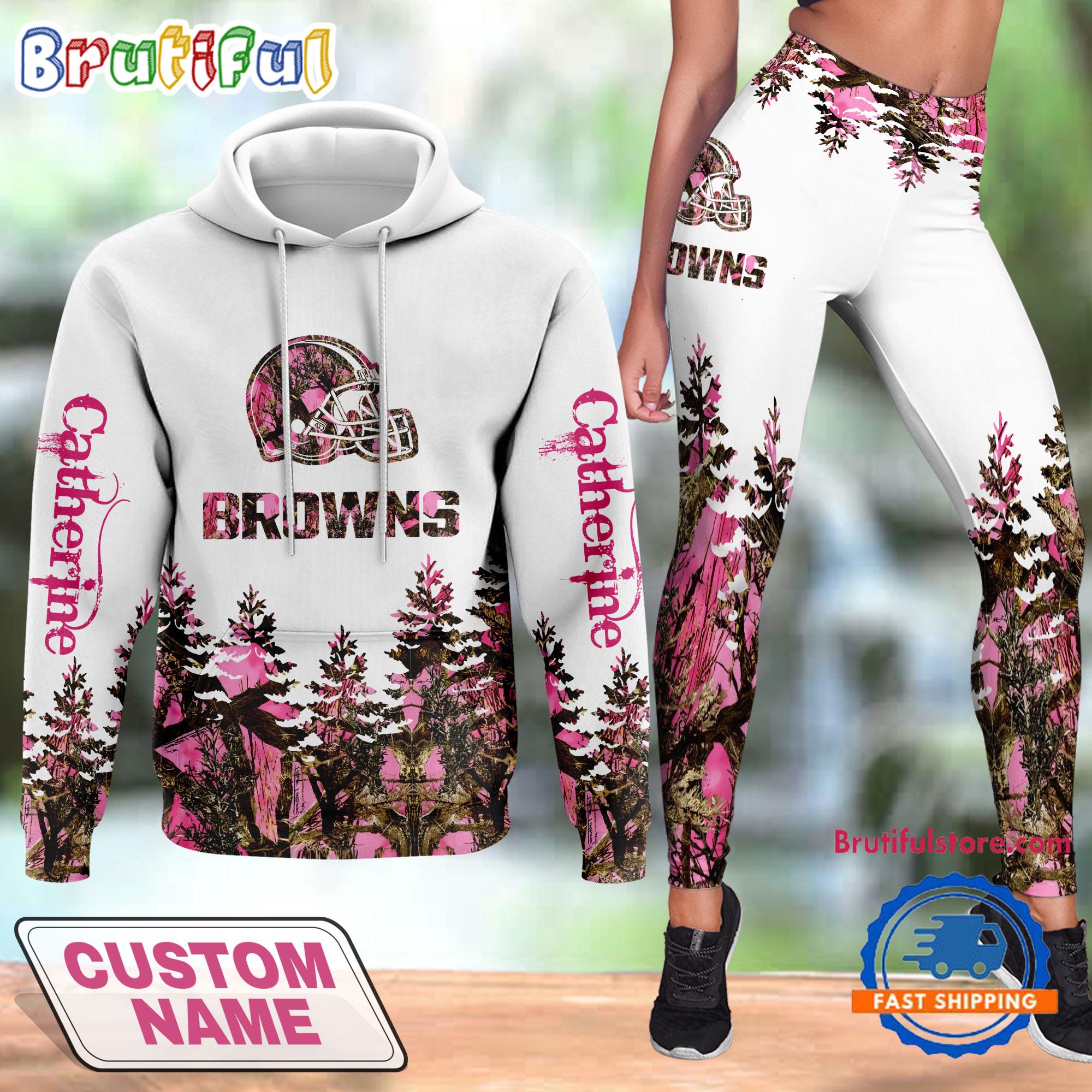 Sportswearmerch Cleveland Browns NFL Hoodie And Leggings For Fan
