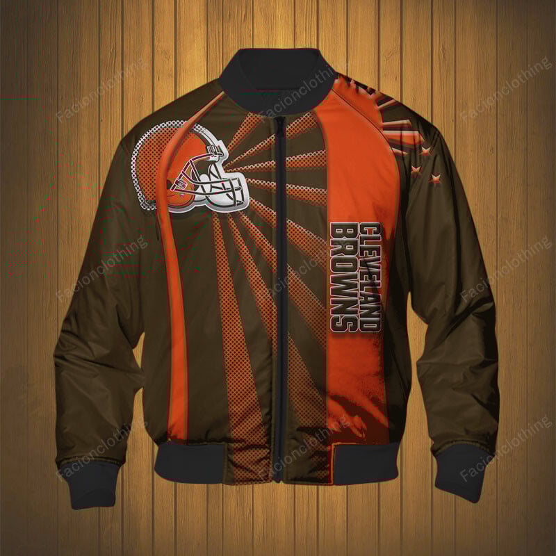 Sportswearmerch Cleveland Browns NFL NFL,Bomber Jacket Personalized For Fan