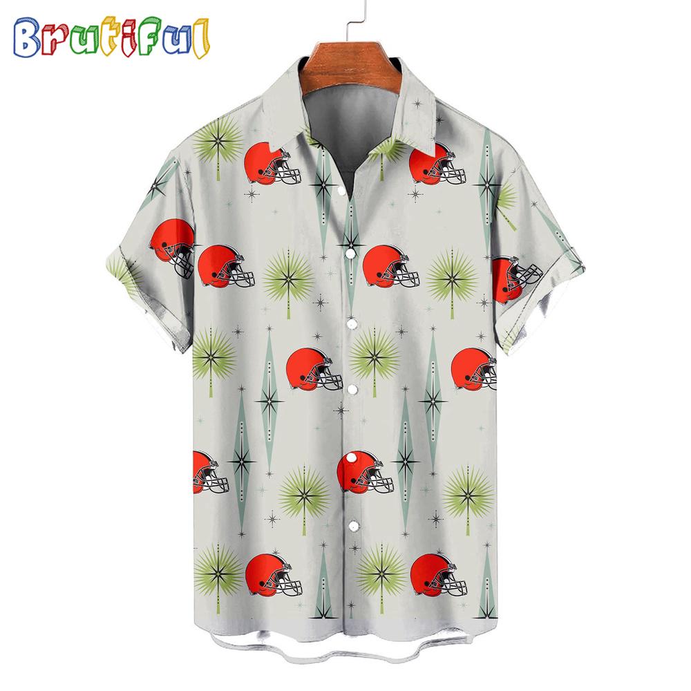 Sportswearmerch Cleveland Browns NFL Personalized Hawaiian Shirt For Fan