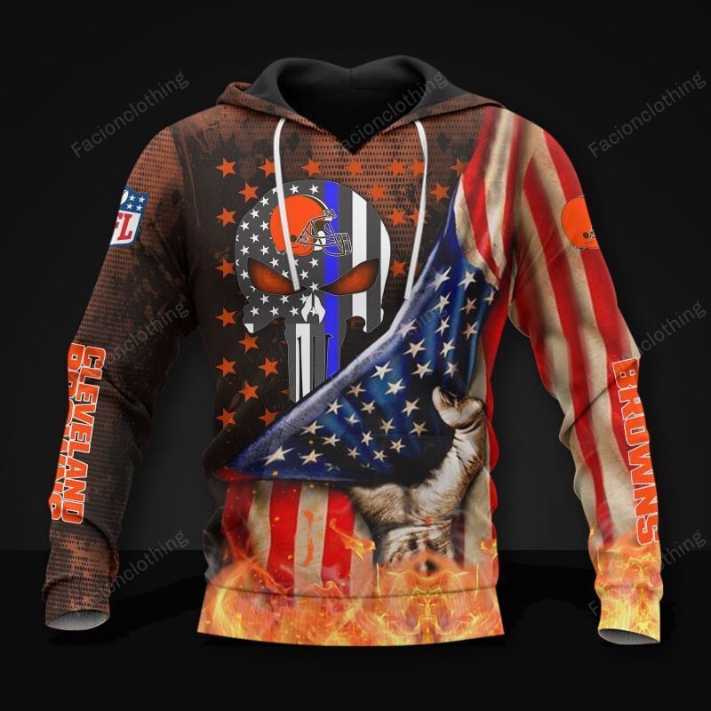 Sportswearmerch Cleveland Browns NFL Personalized Hoodie For Fan