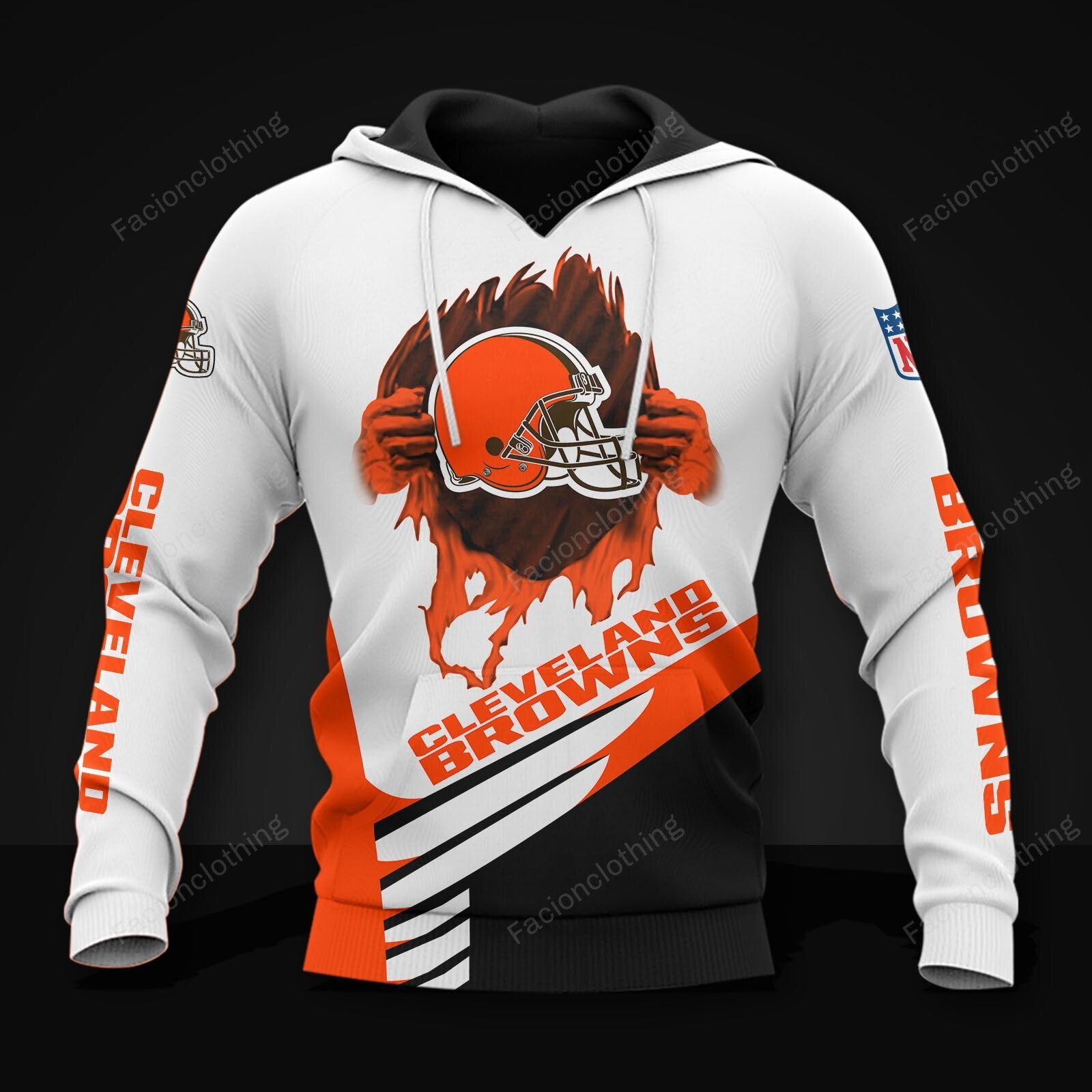 Sportswearmerch Cleveland Browns NFL Personalized Hoodie For Fan