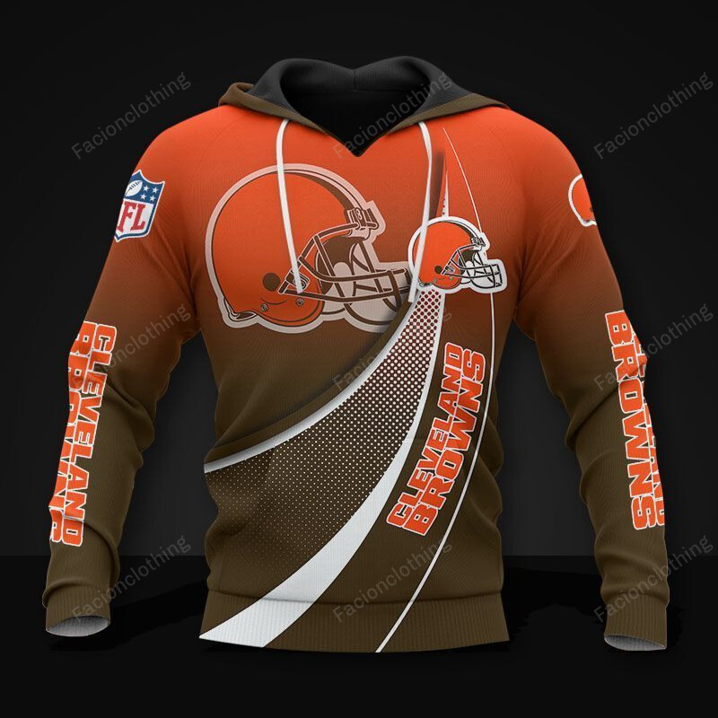 Sportswearmerch Cleveland Browns NFL Personalized Hoodie For Fan