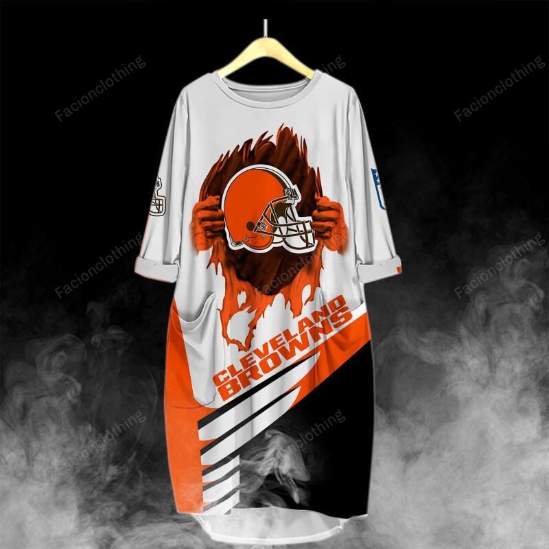 Sportswearmerch Cleveland Browns NFL Personalized Pocket Tanktop For Fan