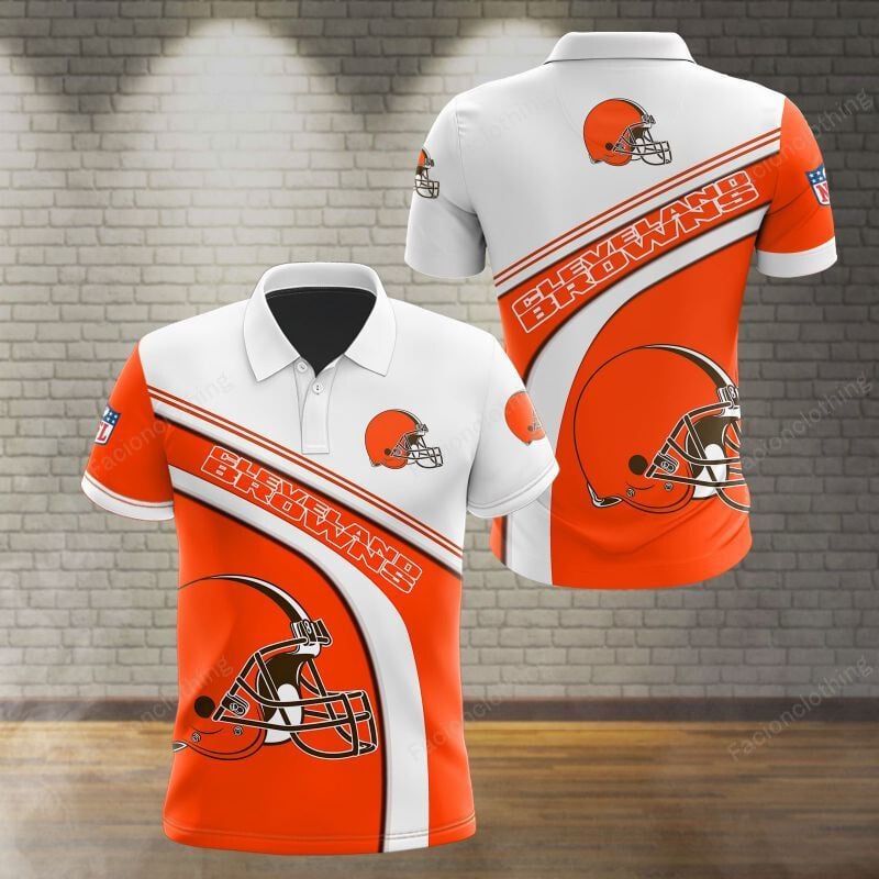 Sportswearmerch Cleveland Browns NFL Personalized Polo Shirt For Fan