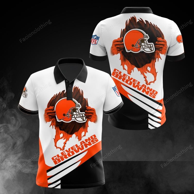 Sportswearmerch Cleveland Browns NFL Personalized Polo Shirt For Fan