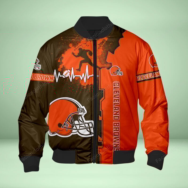 Sportswearmerch Cleveland Browns NFL Personalized Short PantBomber Jacket For Fan