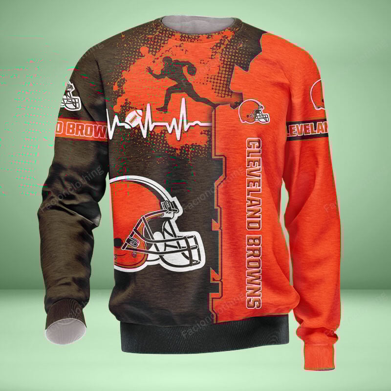 Sportswearmerch Cleveland Browns NFL Personalized Sweater For Fan