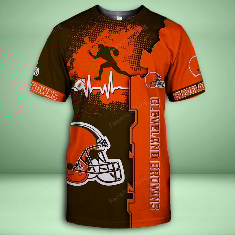 Sportswearmerch Cleveland Browns NFL Personalized Short PantT-shirt For Fan