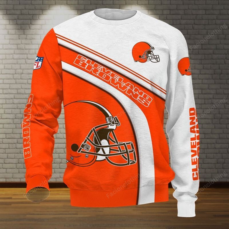 Sportswearmerch Cleveland Browns NFL Personalized Sweater For Fan