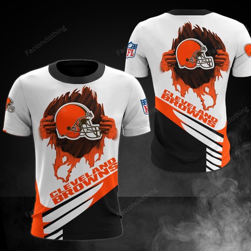 Sportswearmerch Cleveland Browns NFL Personalized T-shirt For Fan