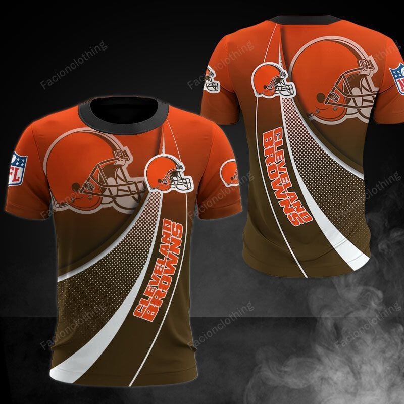 Sportswearmerch Cleveland Browns NFL Personalized T-shirt For Fan