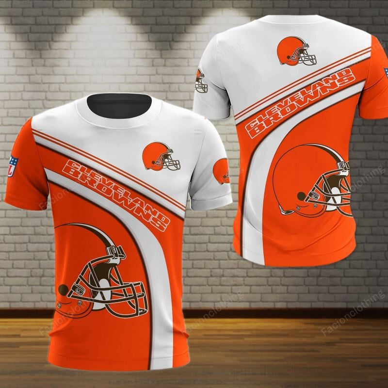 Sportswearmerch Cleveland Browns NFL Personalized T-shirt For Fan