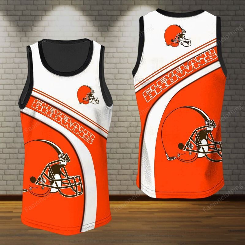 Sportswearmerch Cleveland Browns NFL Personalized Tanktop For Fan