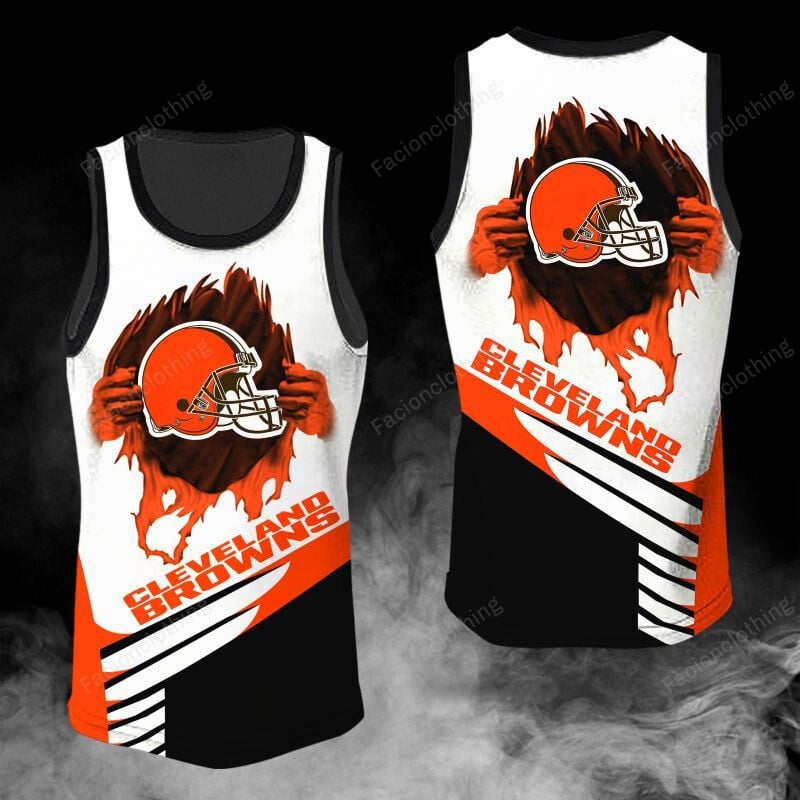 Sportswearmerch Cleveland Browns NFL Personalized Tanktop For Fan