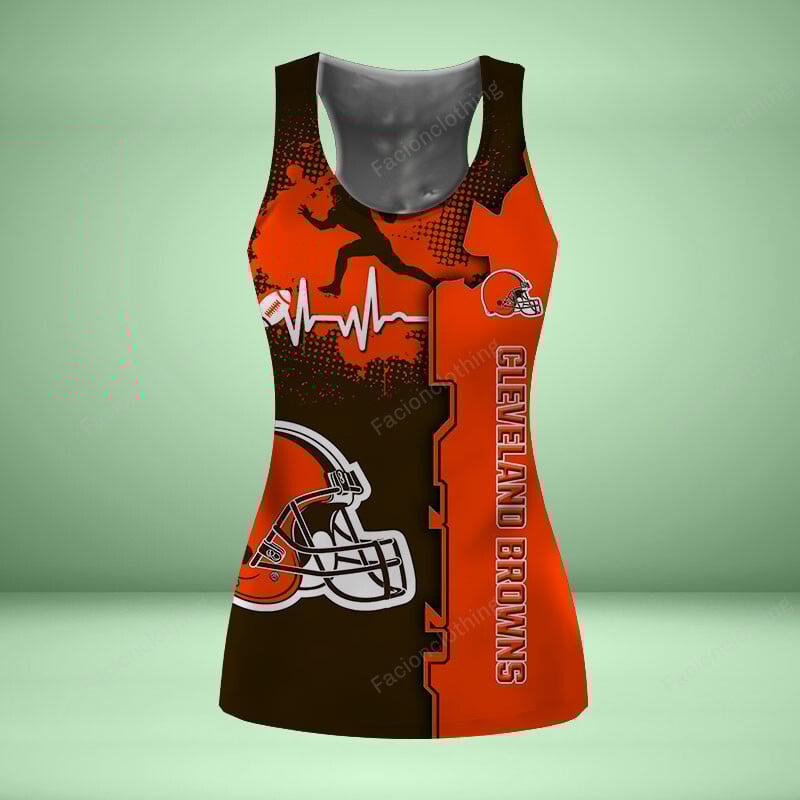 Sportswearmerch Cleveland Browns NFL Personalized Women Tanktop For Fan