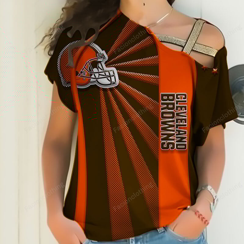 Sportswearmerch Cleveland Browns NFL Strapless Short Sleeve Personalized For Fan