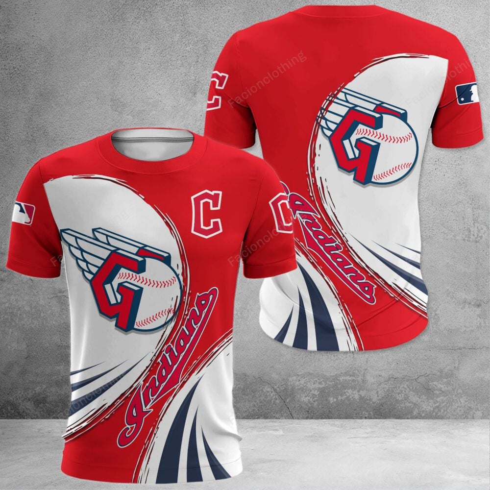 Sportswearmerch Cleveland Indians MLB Personalized T-shirt For Fan