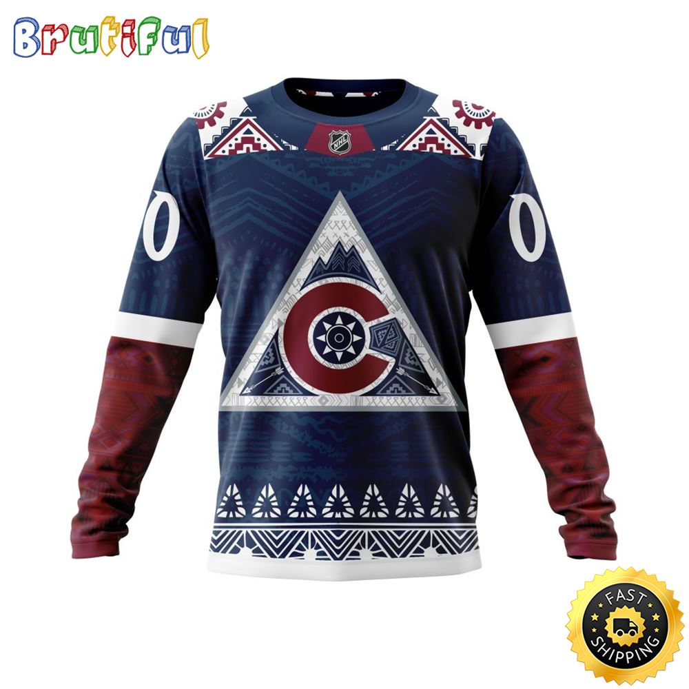 Sportswearmerch Colorado Avalanche NHL Native Concepts Personalized Sweater For Fan