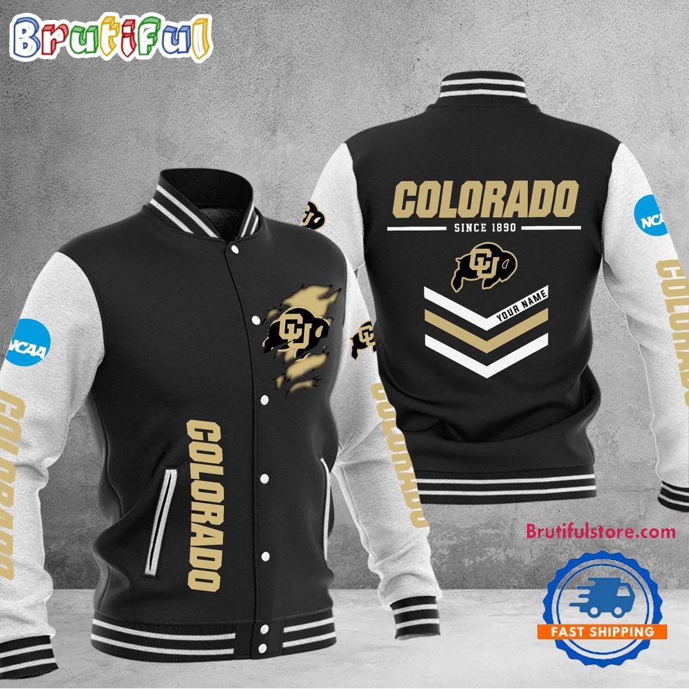 Sportswearmerch Colorado Buffaloes NCAA Personalized Personalized Baseball Jacket For Fan