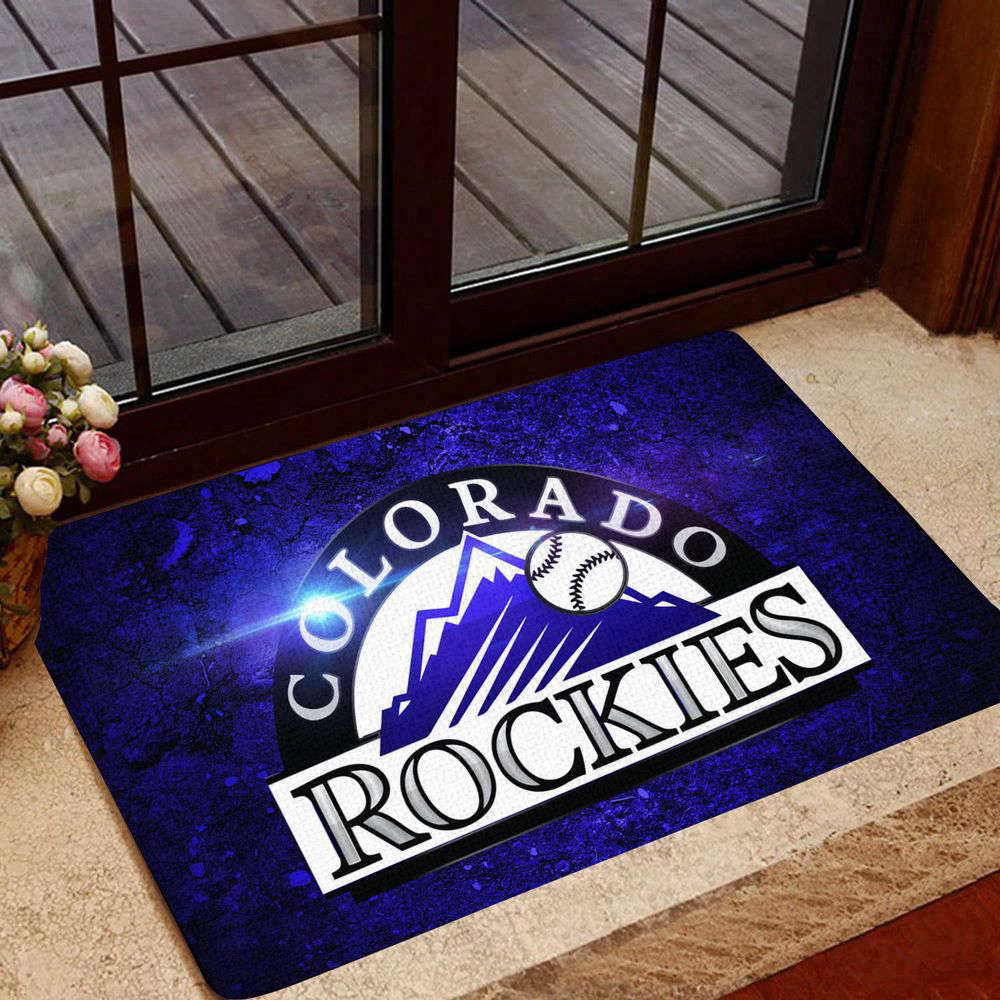 Sportswearmerch Colorado Rockies MLB Doormat For Fan