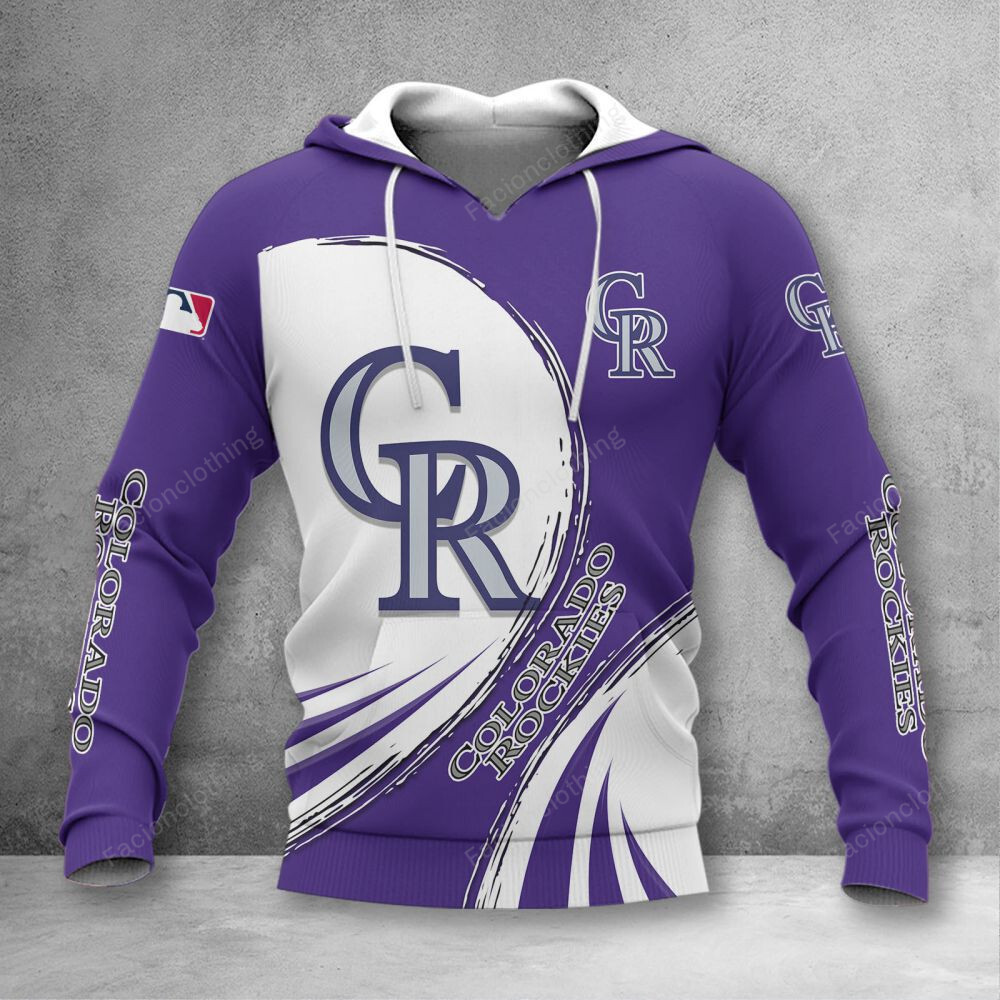Sportswearmerch Colorado Rockies MLB Personalized Hoodie For Fan