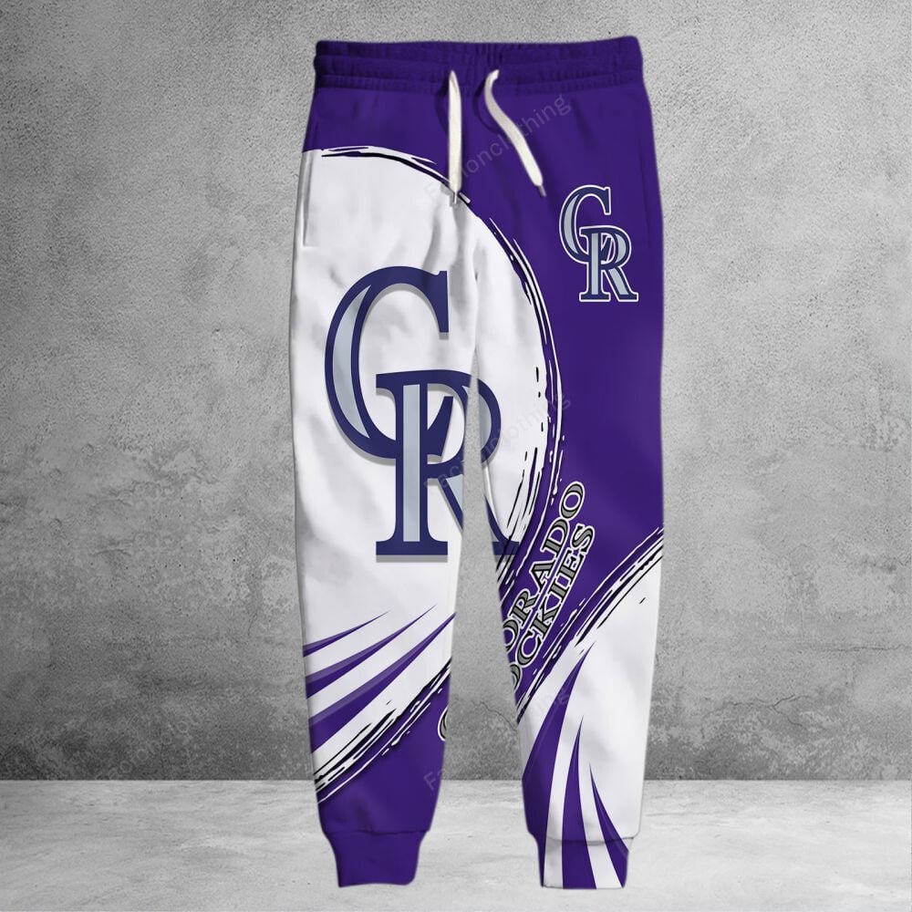 Sportswearmerch Colorado Rockies MLB Personalized Long Pant For Fan