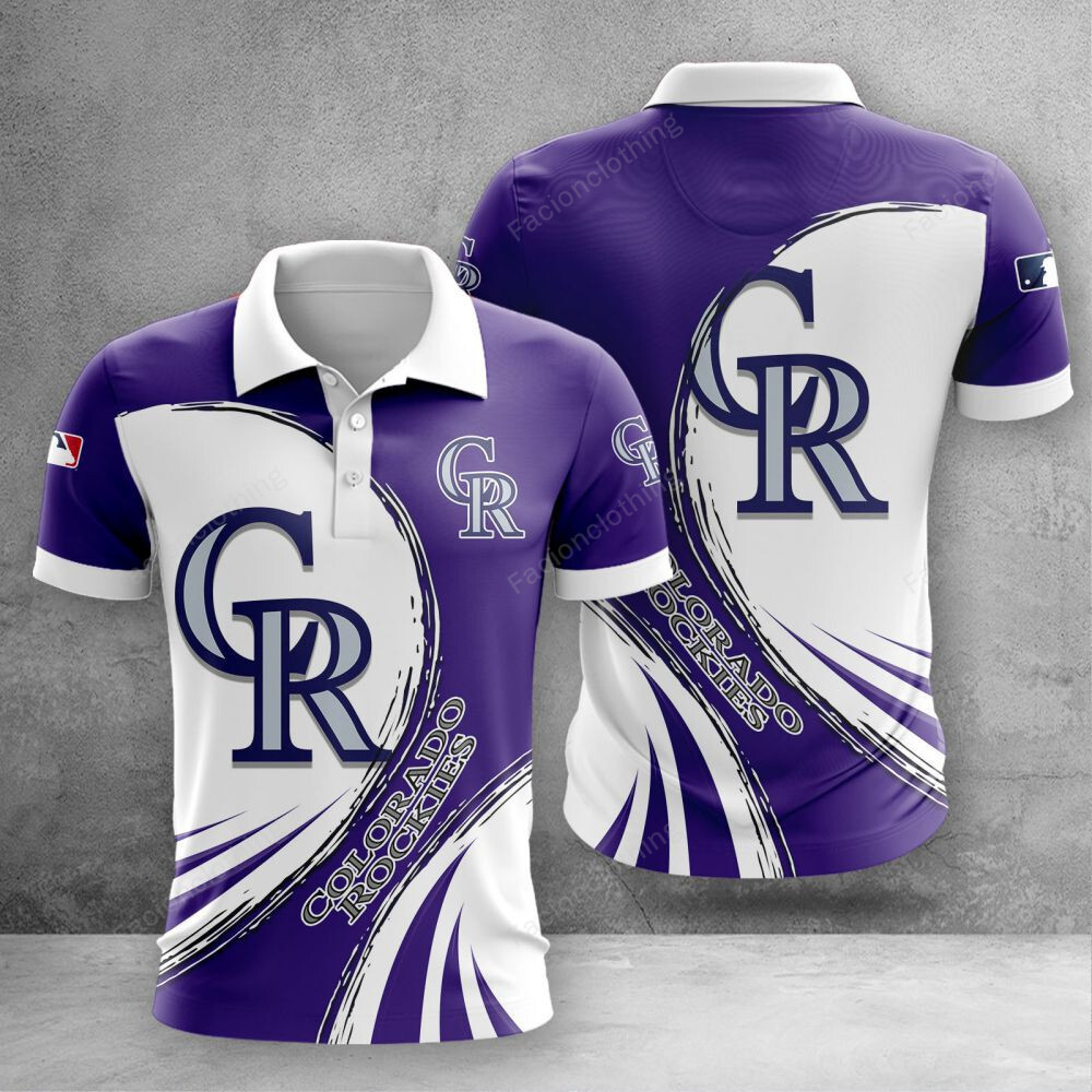 Sportswearmerch Colorado Rockies MLB Personalized Polo Shirt For Fan