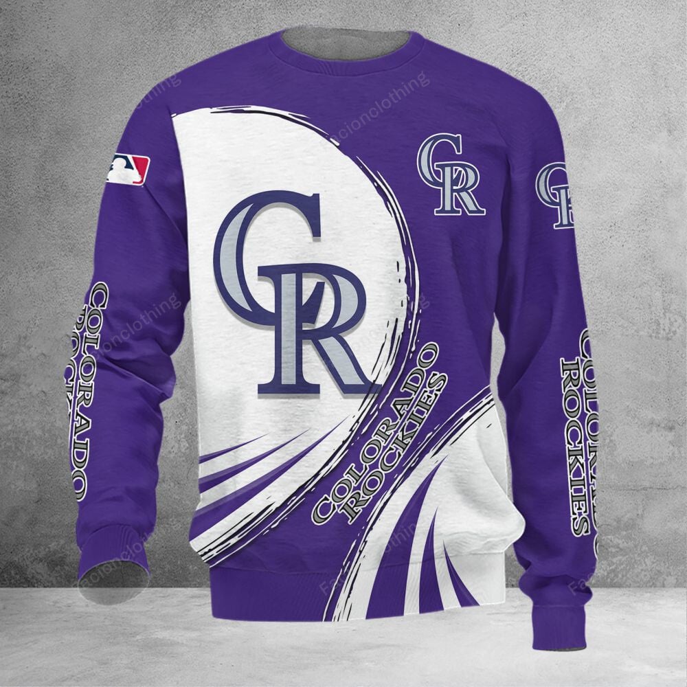 Sportswearmerch Colorado Rockies MLB Personalized Sweater For Fan
