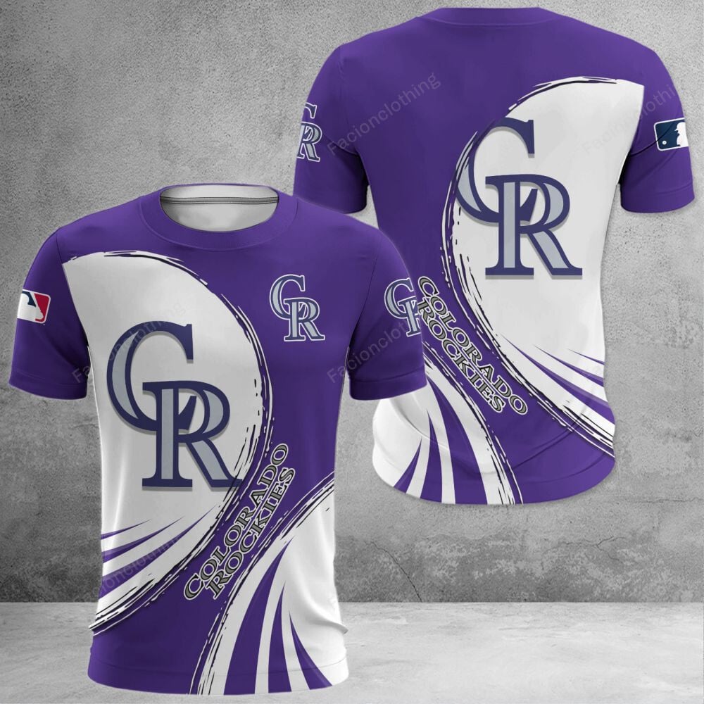 Sportswearmerch Colorado Rockies MLB Personalized T-shirt For Fan