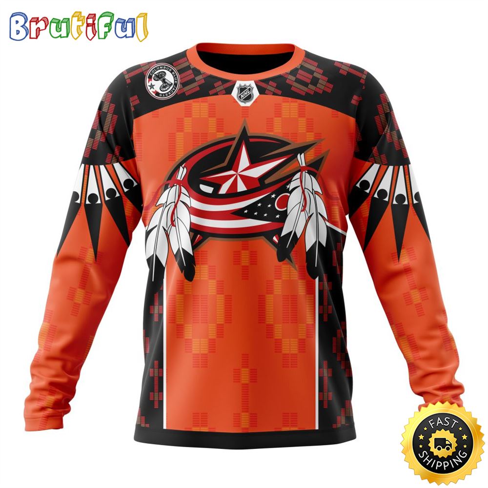 Sportswearmerch Columbus Blue Jackets NHL Child Lives Matter Personalized Sweater For Fan