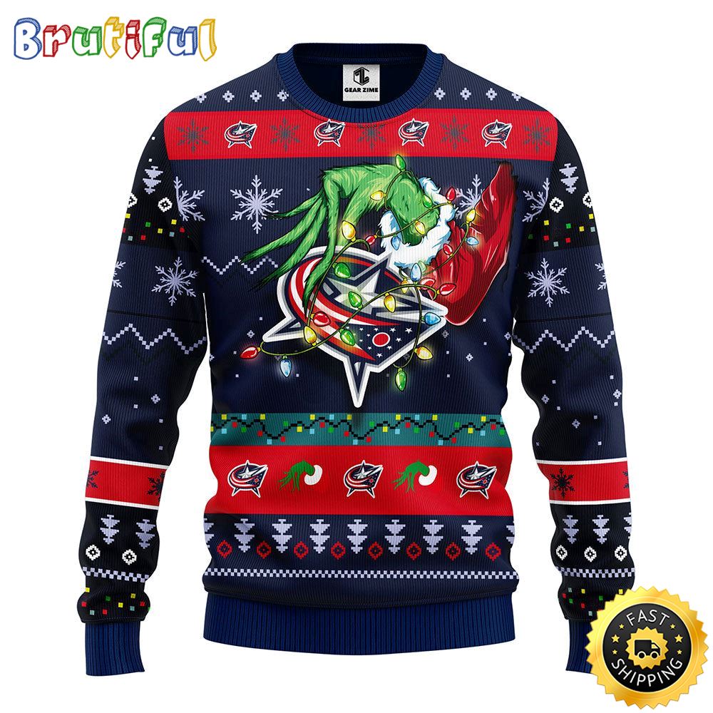Sportswearmerch Columbus Blue Jackets NHL Christmas For Fan